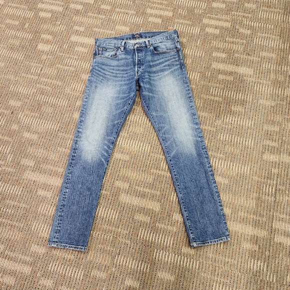 Polo Ralph Lauren Sullivan Slim High Rise Button Fly Jeans Size 32X32 - Picture 3 of 10